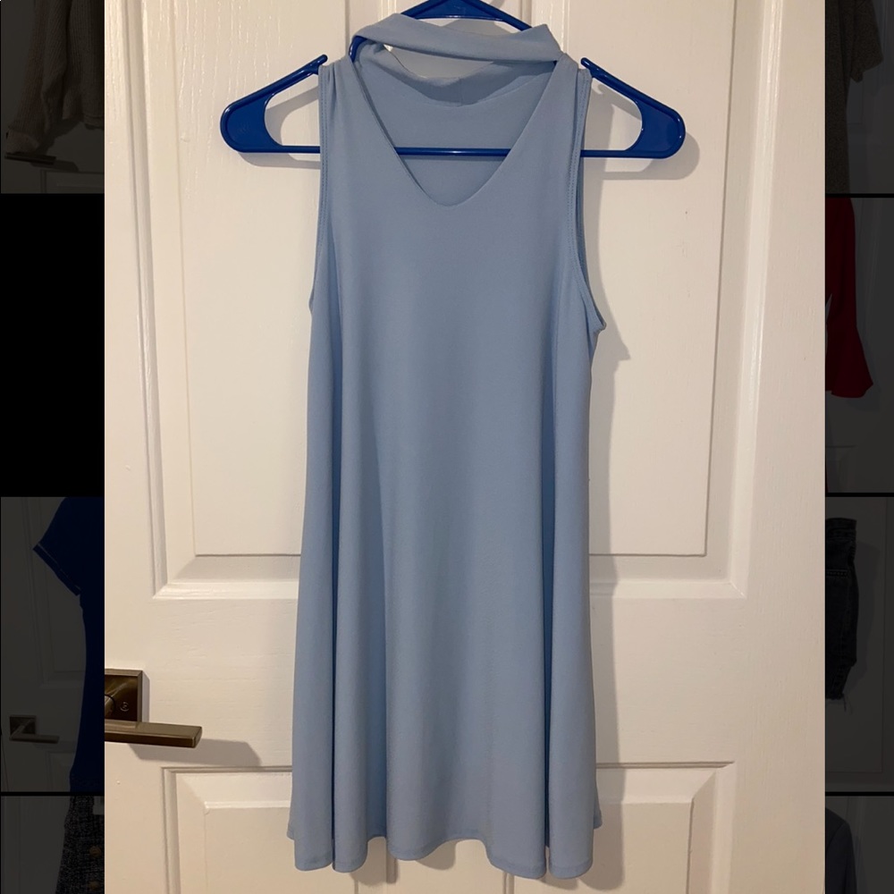 Blue dress